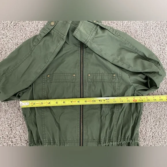Express Olive Green Utility Jacket Women’s XS - Picture 7 of 7